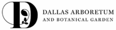 D DALLAS ARBORETUM AND BOTANICAL GARDEN Logo (USPTO, 04/01/2015)