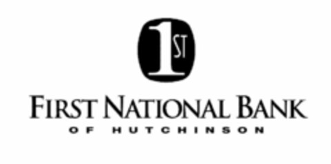 1ST FIRST NATIONAL BANK OF HUTCHINSON Logo (USPTO, 16.06.2015)