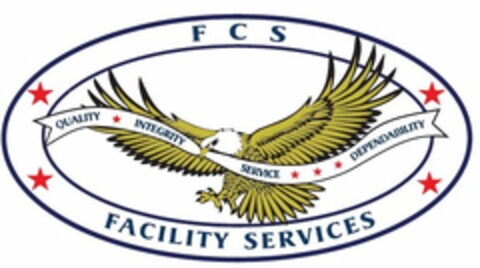 FCS FACILITY SERVICES QUALITY INTEGRITYSERVICE DEPENDABILITY Logo (USPTO, 25.07.2016)