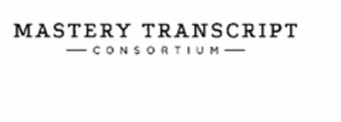 MASTERY TRANSCRIPT CONSORTIUM Logo (USPTO, 08.03.2017)
