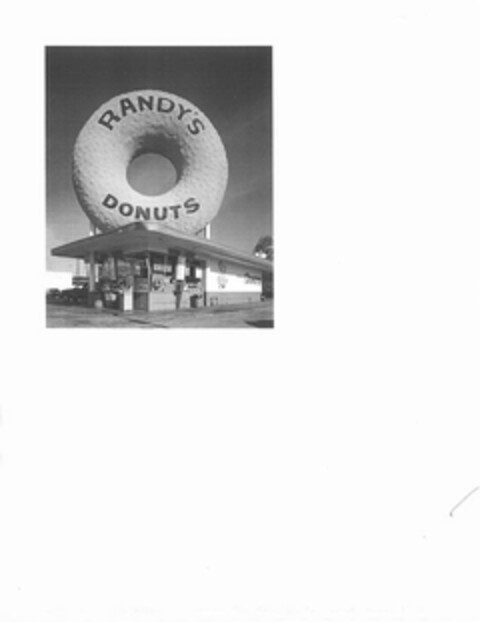 RANDY'S DONUTS L OPEN 24 HR. RANDY'S DONUTS Logo (USPTO, 28.08.2017)