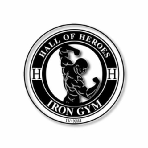 HALL OF HEROES IRON GYM IV XIII HH Logo (USPTO, 12.09.2017)