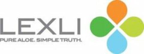 LEXLI PURE ALOE. SIMPLE TRUTH. Logo (USPTO, 11/22/2017)