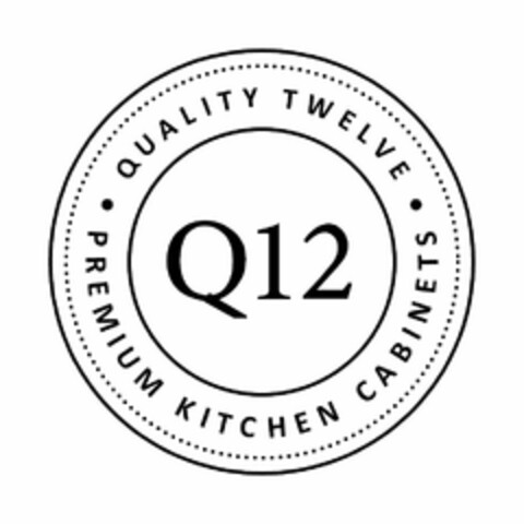 Q12 ·QUALITY TWELVE·PREMIUM KITCHEN CABINETS Logo (USPTO, 22.12.2017)