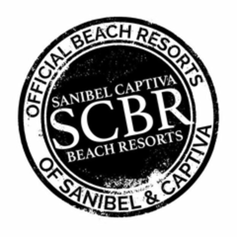 OFFICIAL BEACH RESORTS OF SANIBEL & CAPTIVA SANIBEL CAPTIVA SCBR BEACH RESORTS Logo (USPTO, 02/08/2018)