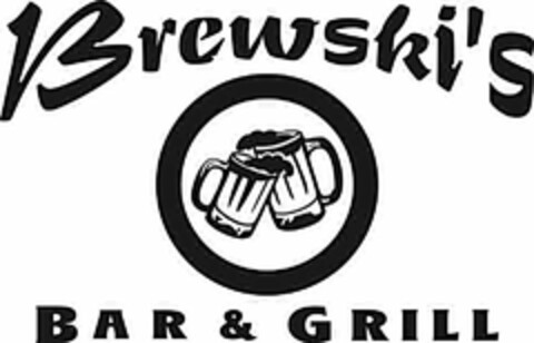 BREWSKI'S BAR &GRILL Logo (USPTO, 21.02.2018)