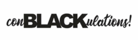 CONBLACKULATIONS! Logo (USPTO, 23.07.2018)