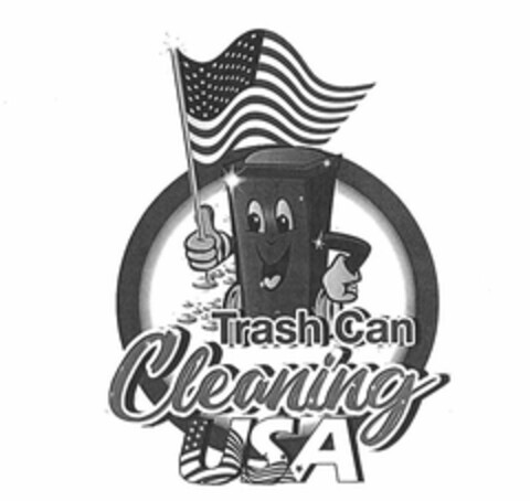 TRASH CAN CLEANING USA Logo (USPTO, 03.08.2018)