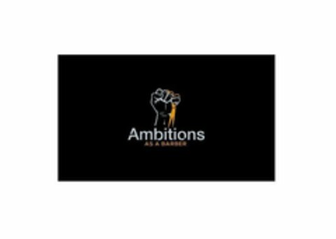 AMBITIONS AS A BARBER Logo (USPTO, 10/26/2018)