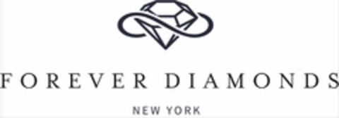 FOREVER DIAMONDS NEW YORK Logo (USPTO, 03/19/2019)