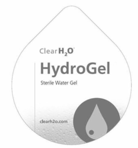 CLEAR H2O HYDROGEL STERILE WATER GEL CLEARH2O.COM Logo (USPTO, 24.09.2019)