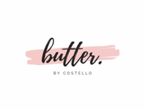 BUTTER. BY COSTELLO Logo (USPTO, 10/16/2019)