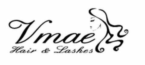 VMAE HAIR & LASHES Logo (USPTO, 22.12.2019)