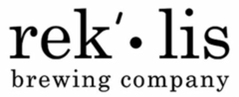 REK' - LIS BREWING COMPANY Logo (USPTO, 03/13/2020)