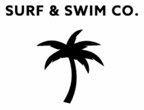 SURF & SWIM CO. Logo (USPTO, 21.09.2020)