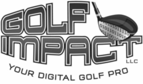 GOLF IMPACT LLC YOUR DIGITAL GOLF PRO Logo (USPTO, 17.11.2009)