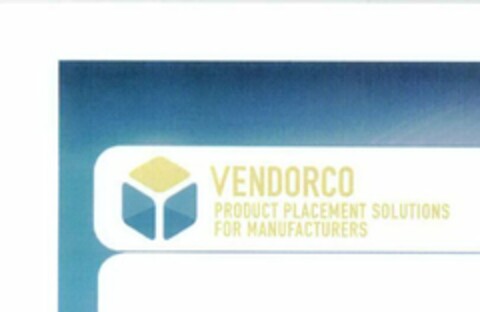 VENDORCO PRODUCT PLACEMENT SOLUTIONS FOR MANUFACTURERS Logo (USPTO, 17.02.2010)