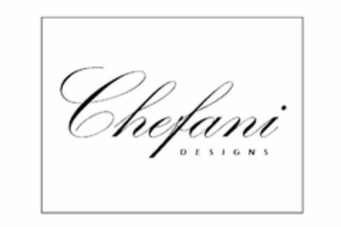 CHEFANI DESIGNS Logo (USPTO, 25.03.2010)