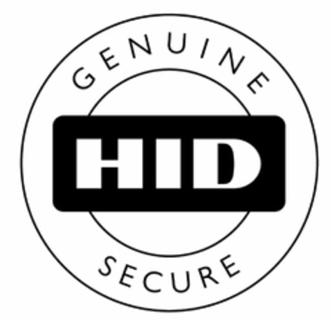 GENUINE HID SECURE Logo (USPTO, 22.09.2010)