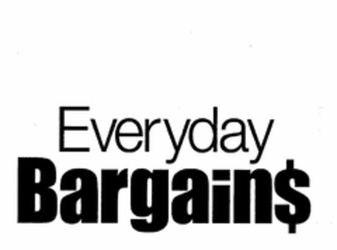 EVERYDAY BARGAINS Logo (USPTO, 24.02.2011)