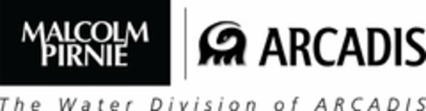 MALCOLM PIRNIE | ARCADIS THE WATER DIVISION OF ARCADIS Logo (USPTO, 03/25/2011)