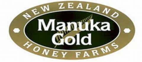 NEW ZEALAND HONEY FARMS MANUKA GOLD Logo (USPTO, 04.04.2011)