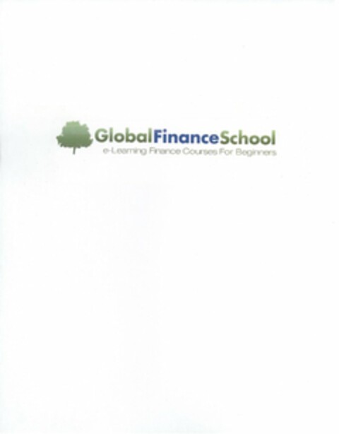 GLOBALFINANCESCHOOL E-LEARNING FINANCE COURSES FOR BEGINNERS Logo (USPTO, 02.05.2011)