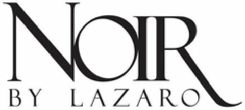 NOIR BY LAZARO Logo (USPTO, 24.05.2011)