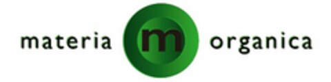 MATERIA M ORGANICA Logo (USPTO, 09.08.2011)