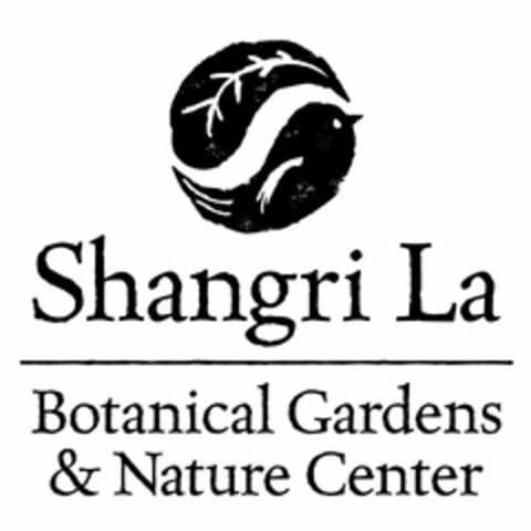 SHANGRI LA BOTANICAL GARDENS & NATURE CENTER Logo (USPTO, 11/10/2011)