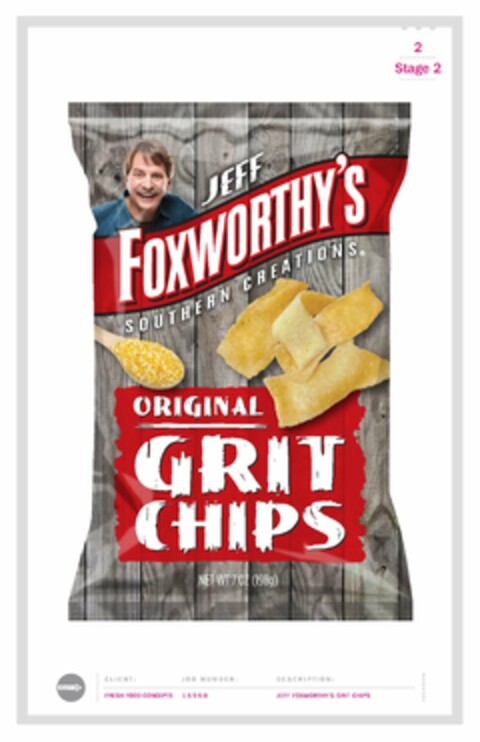 JEFF FOXWORTHY'S ORIGINAL GRIT CHIPS Logo (USPTO, 02/06/2012)