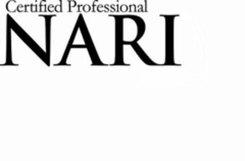 CERTIFIED PROFESSIONAL NARI Logo (USPTO, 14.02.2012)