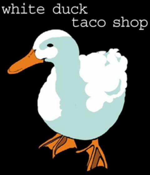 WHITE DUCK TACO SHOP Logo (USPTO, 04/27/2012)