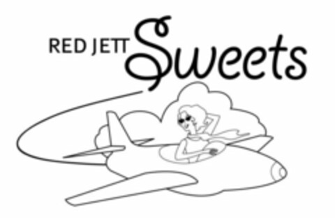 RED JETT SWEETS Logo (USPTO, 30.05.2012)