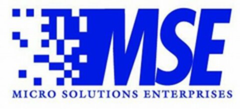 MSE MICRO SOLUTIONS ENTERPRISES Logo (USPTO, 21.08.2012)