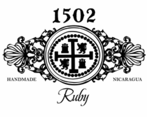 1502 HANDMADE NICARAGUA RUBY Logo (USPTO, 17.12.2012)