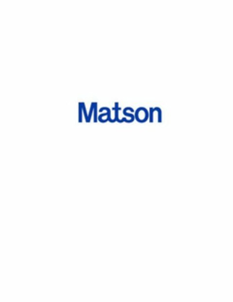 MATSON Logo (USPTO, 21.03.2013)