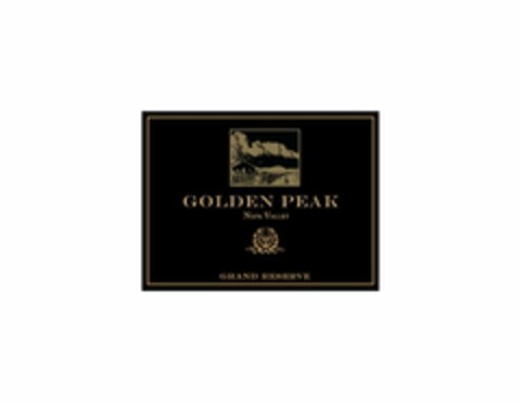 GOLDEN PEAK NAPA VALLEY GRAND RESERVE Logo (USPTO, 03/08/2014)