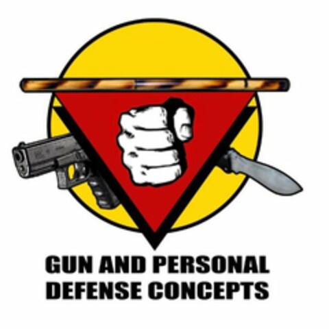 GUN AND PERSONAL DEFENSE CONCEPTS Logo (USPTO, 21.05.2014)