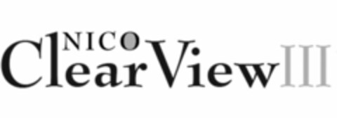 NICO CLEARVIEW III Logo (USPTO, 11.03.2015)