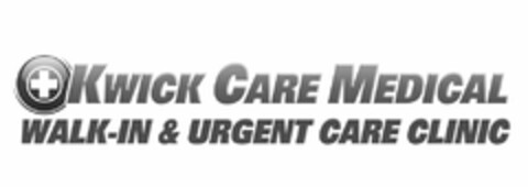 KWICK CARE MEDICAL WALK-IN & URGENT CARE CLINIC Logo (USPTO, 03/20/2015)