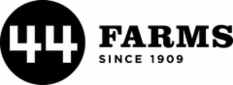 44 FARMS SINCE 1909 Logo (USPTO, 11.01.2016)