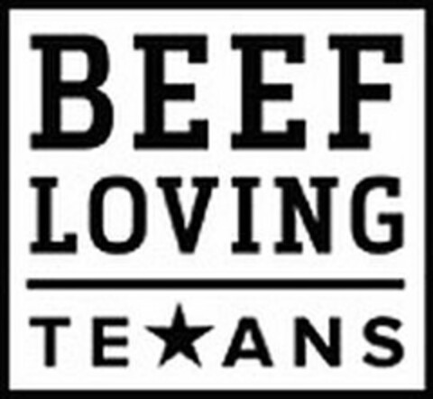 BEEF LOVING TEXANS Logo (USPTO, 20.04.2016)