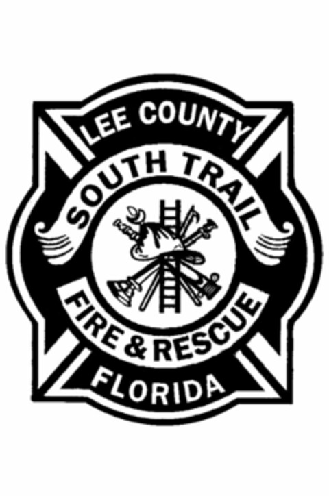 LEE COUNTY SOUTH TRAIL FIRE & RESCUE FLORIDA Logo (USPTO, 28.06.2016)