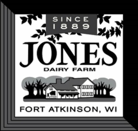 SINCE 1889 JONES DAIRY FARM FORT ATKINSON, WI Logo (USPTO, 04.11.2016)