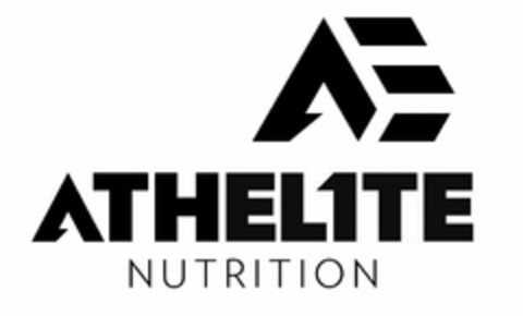 AE ATHEL1TE NUTRITION Logo (USPTO, 12/05/2016)