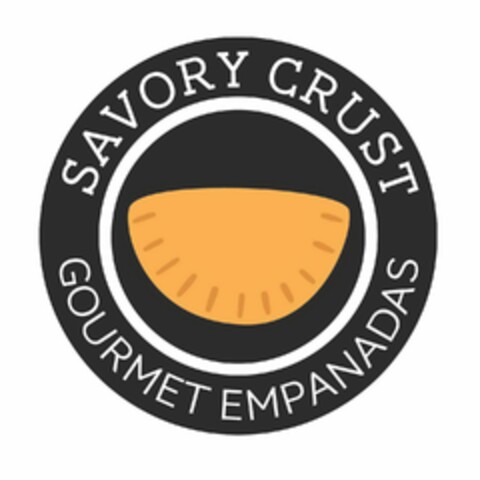 SAVORY CRUST GOURMET EMPANADAS Logo (USPTO, 06/01/2017)