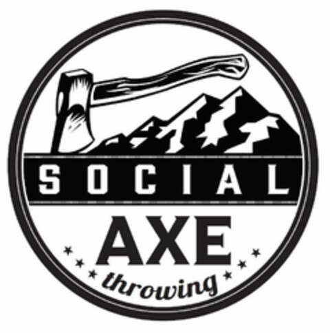 SOCIAL AXE THROWING Logo (USPTO, 03/29/2018)