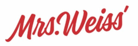 MRS. WEISS' Logo (USPTO, 04/17/2018)