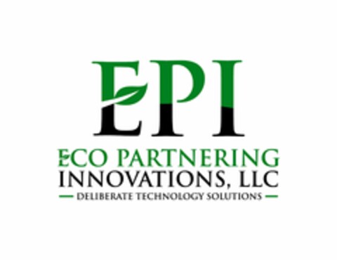 EPI ECO PARTNERING INNOVATIONS, LLC DELIBERATE TECHNOLOGY SOLUTIONS Logo (USPTO, 18.09.2018)